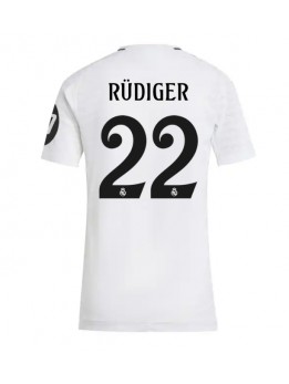 Real Madrid Antonio Rudiger #22 Heimtrikot für Frauen 2024-25 Kurzarm